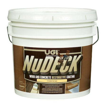 Ugl UGL NuDECK Flat Dark Tint Base Deep Tone Base Floor and Patio Coating 3.5 gal 17660